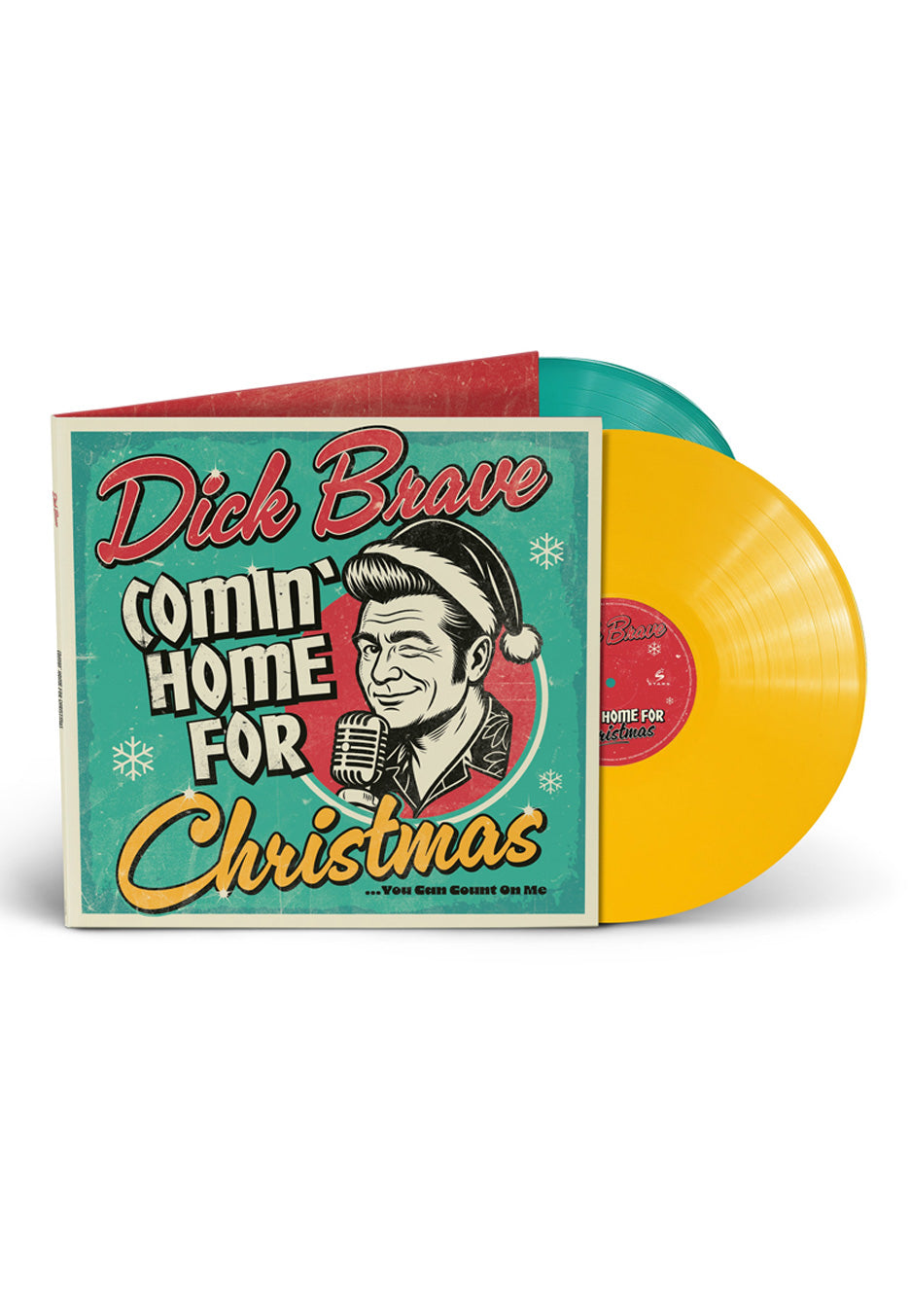 Dick Brave Comin' Home For Christmas Colored 2 Vinyl